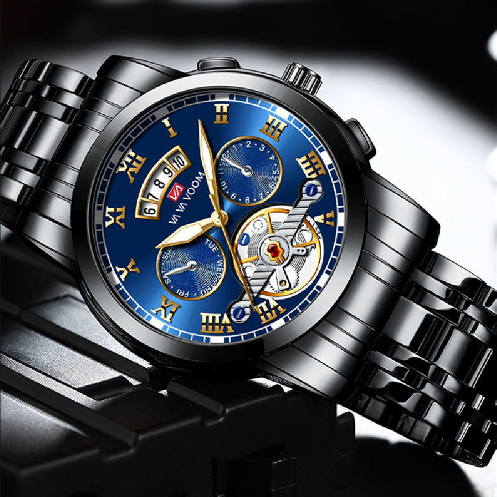 Tourbillon Multifunction Watch For Men