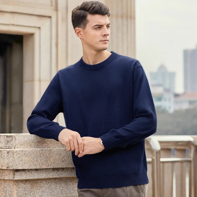 Thickened White Knit Base Layer Top