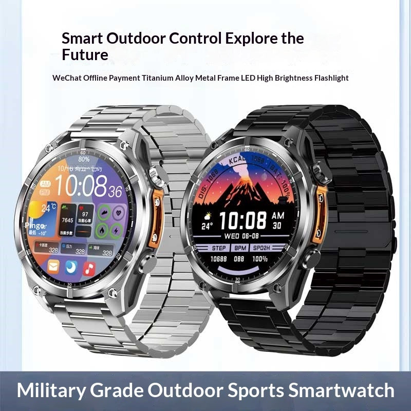 Running And Hiking Lighting Lamp  Outdoor Sports Smartwatch