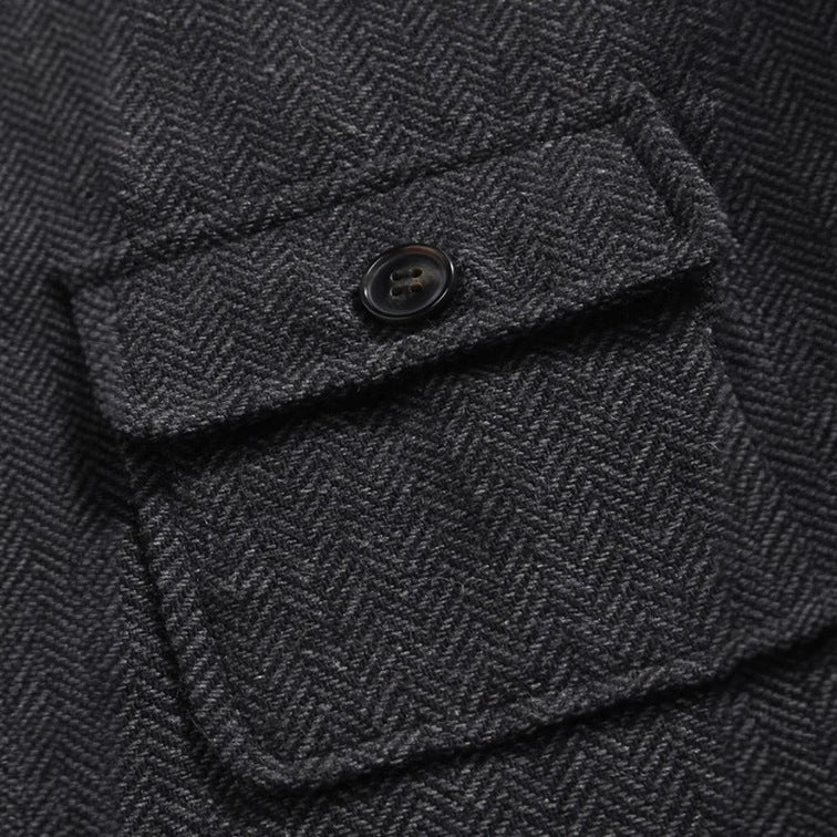 Mens Single-Breasted Suit Vest Casual Business Jacket