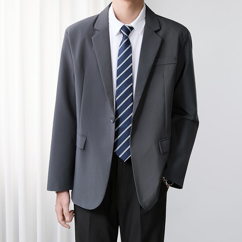 Mens Korean-style Trendy Casual Business Blazer