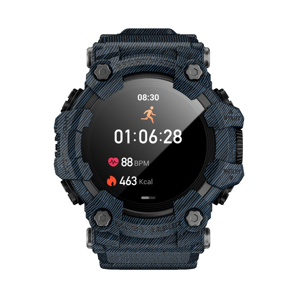 Outdoor Smartwatch With Bluetooth Calling Compass Flashlight And Sports Features