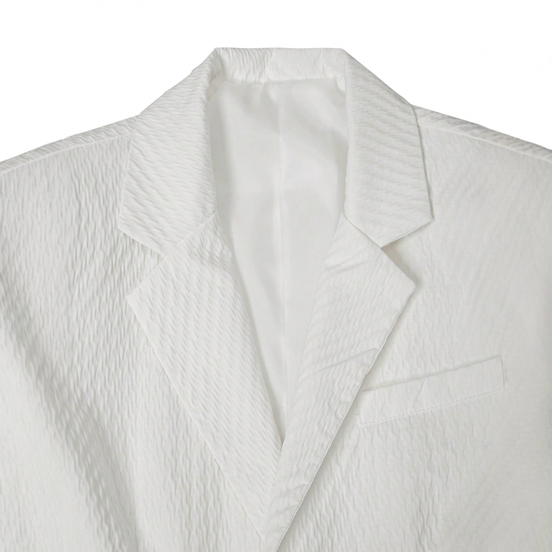 Mens Slim-fit Business-casual Short Two-piece Suit