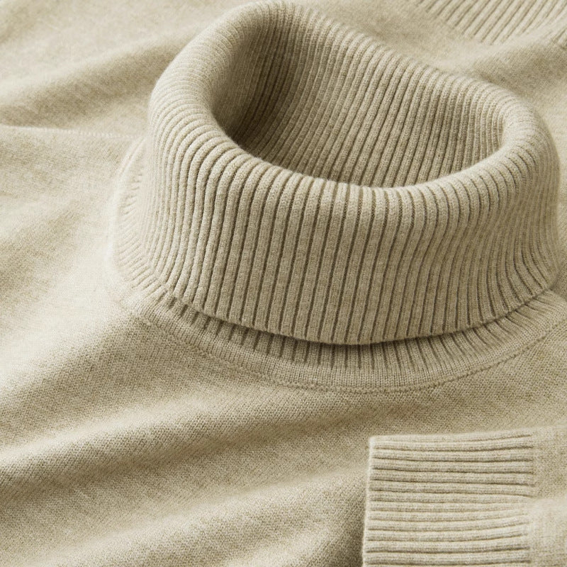 New Mens Soft Casual Warm Turtleneck Sweater