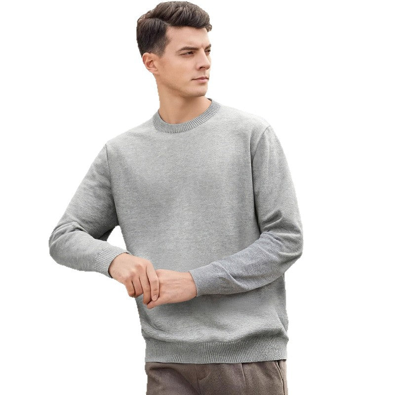 Thickened White Knit Base Layer Top