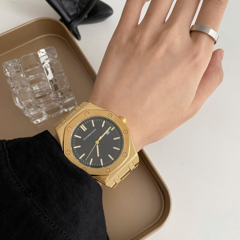 Simple And Stylish Oak Sports Large Dial