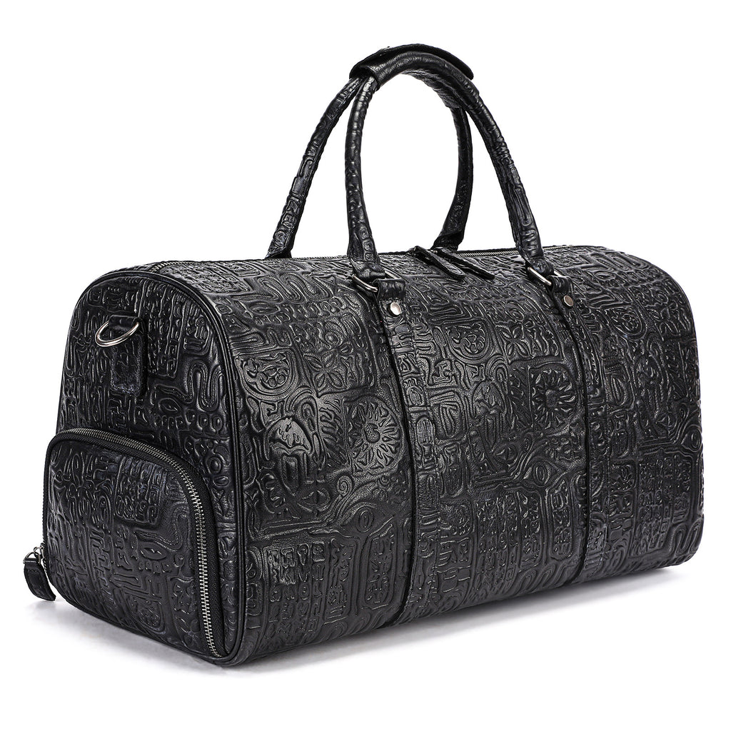 Retro Embossing Design Handbag For Men