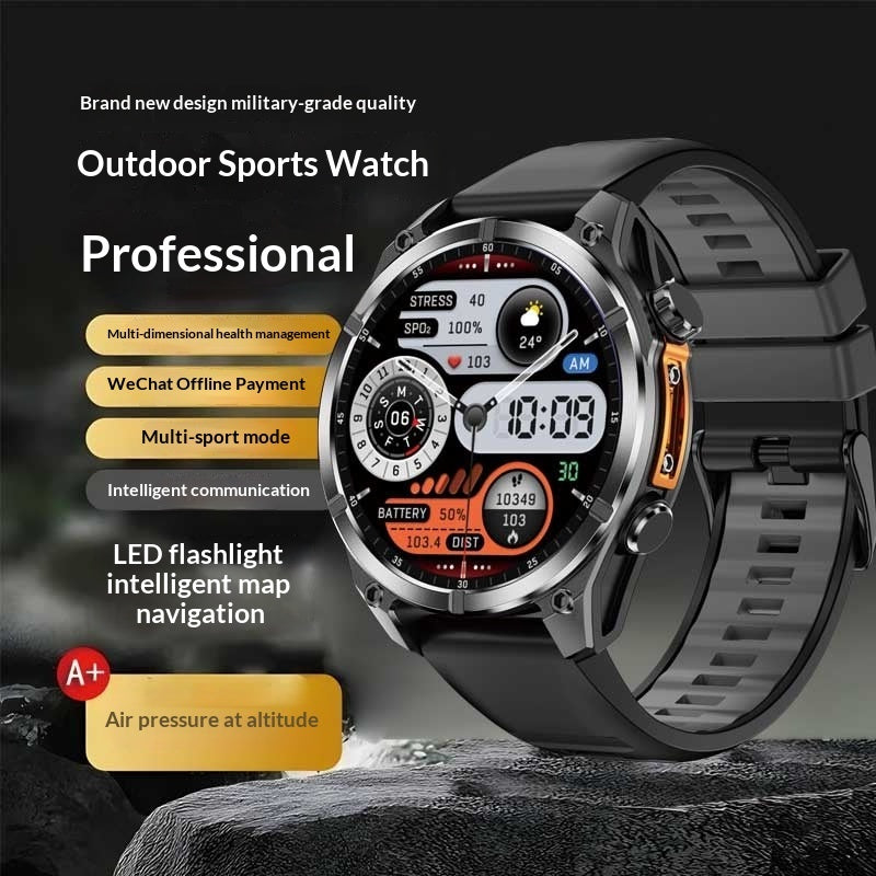 Running And Hiking Lighting Lamp  Outdoor Sports Smartwatch