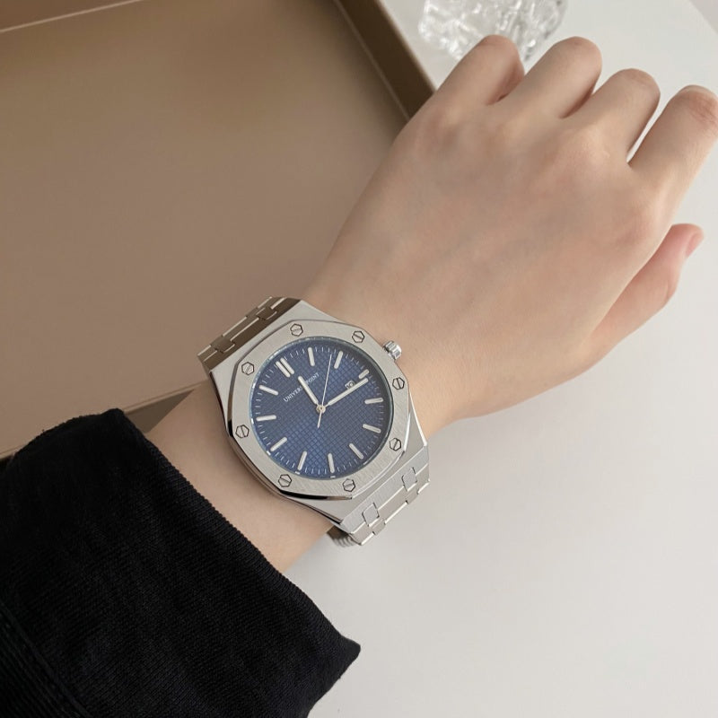 Simple And Stylish Oak Sports Large Dial