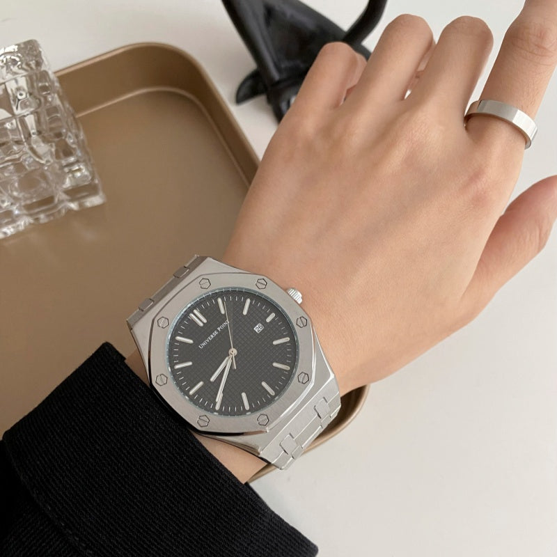 Simple And Stylish Oak Sports Large Dial