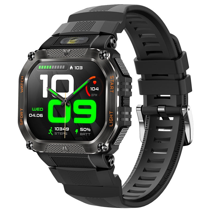 Smart Watch Bluetooth Calling Heart Rate Controlled By Music Sleep Monitoring Life Waterproof